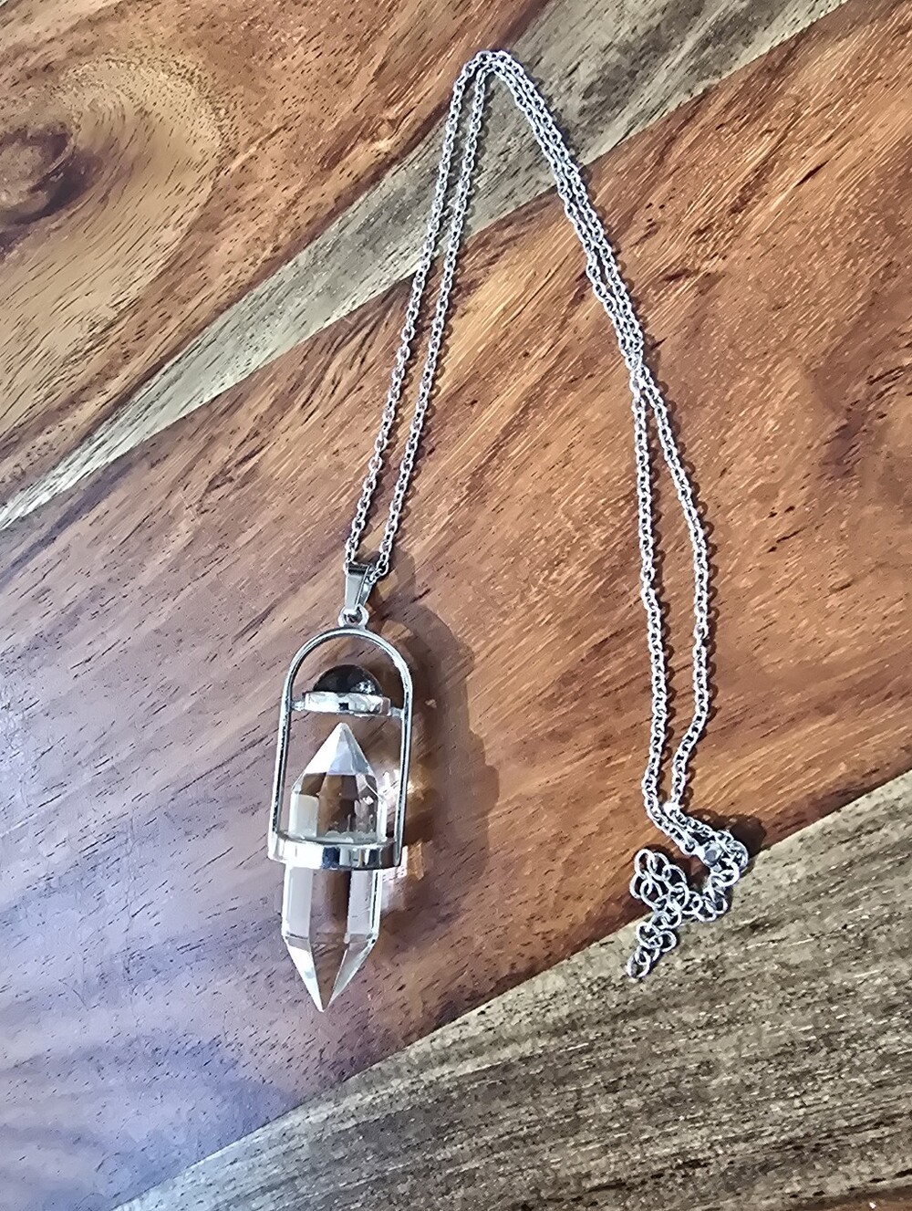 Discontinued Evil Pawn Jewelry Smoky Quartz Generator Necklace - Picture 3 of 10